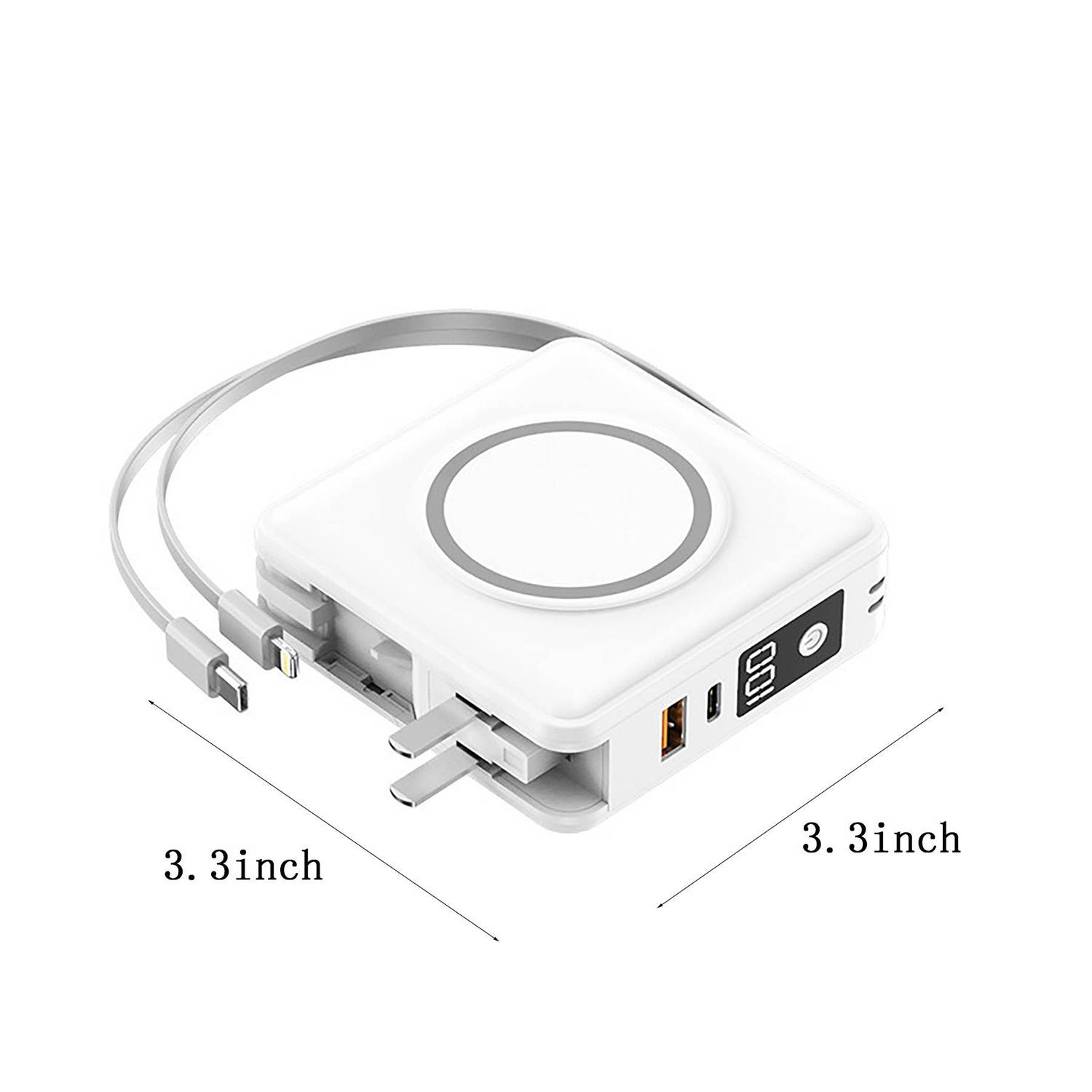 Fast Charging Wireless Magnetic Power Bank 7