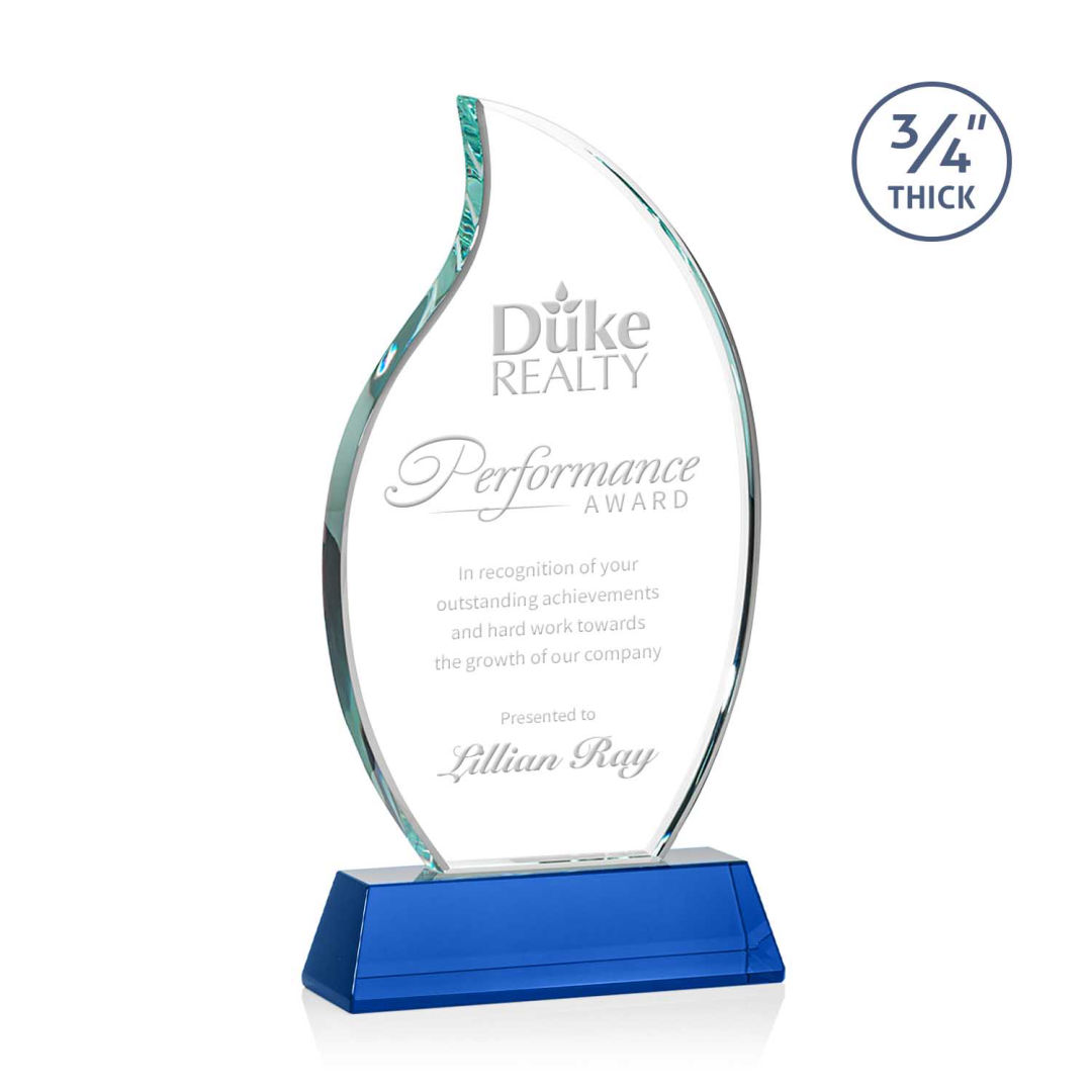Croydon Flame Award on Newhaven Base - Blue 2