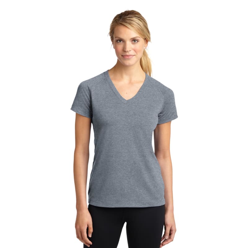 Sport-Tek Women's Ultimate Performance V-Neck. 22