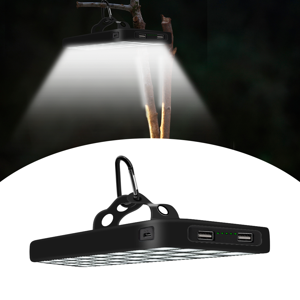Laflin Eos 8000mAh Solar Power Bank LED Lights 5