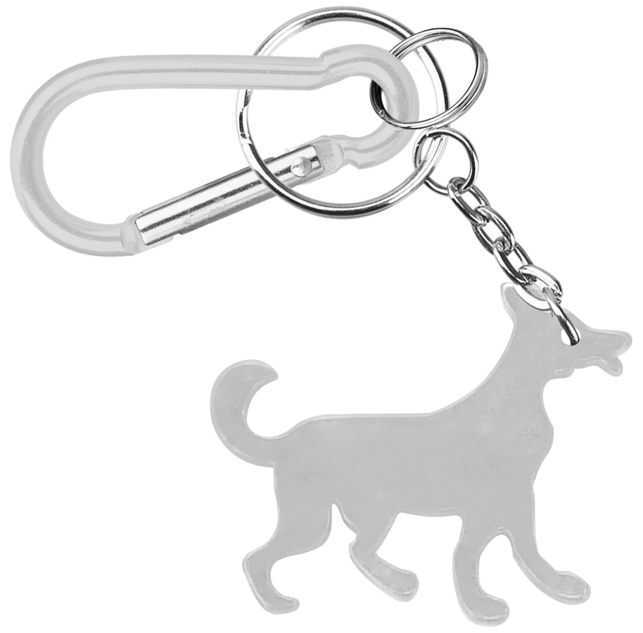 Dog shape bottle opener with key chain & Carabiner 3