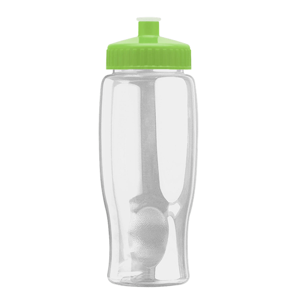 Rotation 27oz Transparent Contour Bottle w/Push-Pull Lid 7