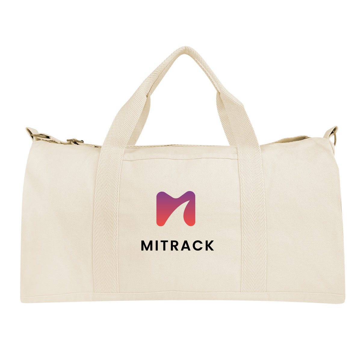 Aware™ 14 Oz. Recycled Cotton Flat Bottom Duffel Bag 6