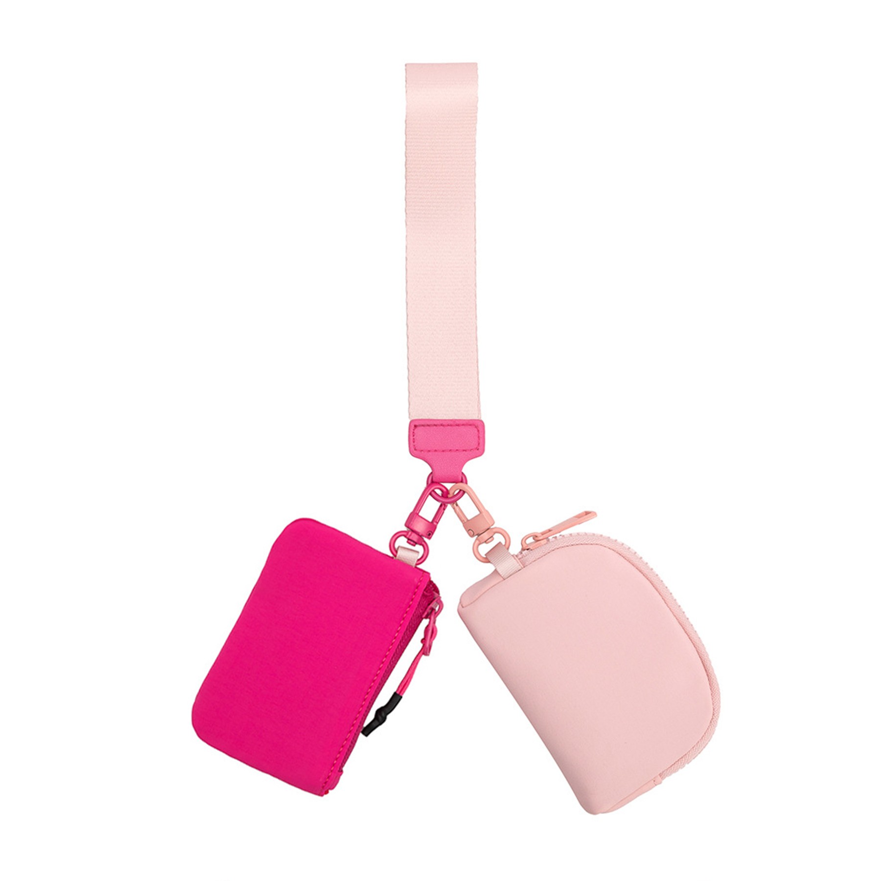 Dual Pouch Wristlet Wallet for Women 13