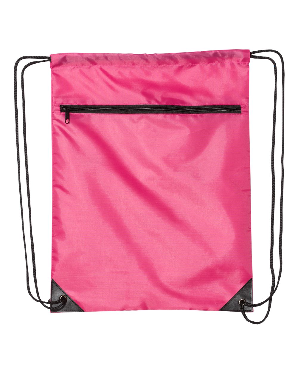 Zippered Drawstring Backpack - 8888 5
