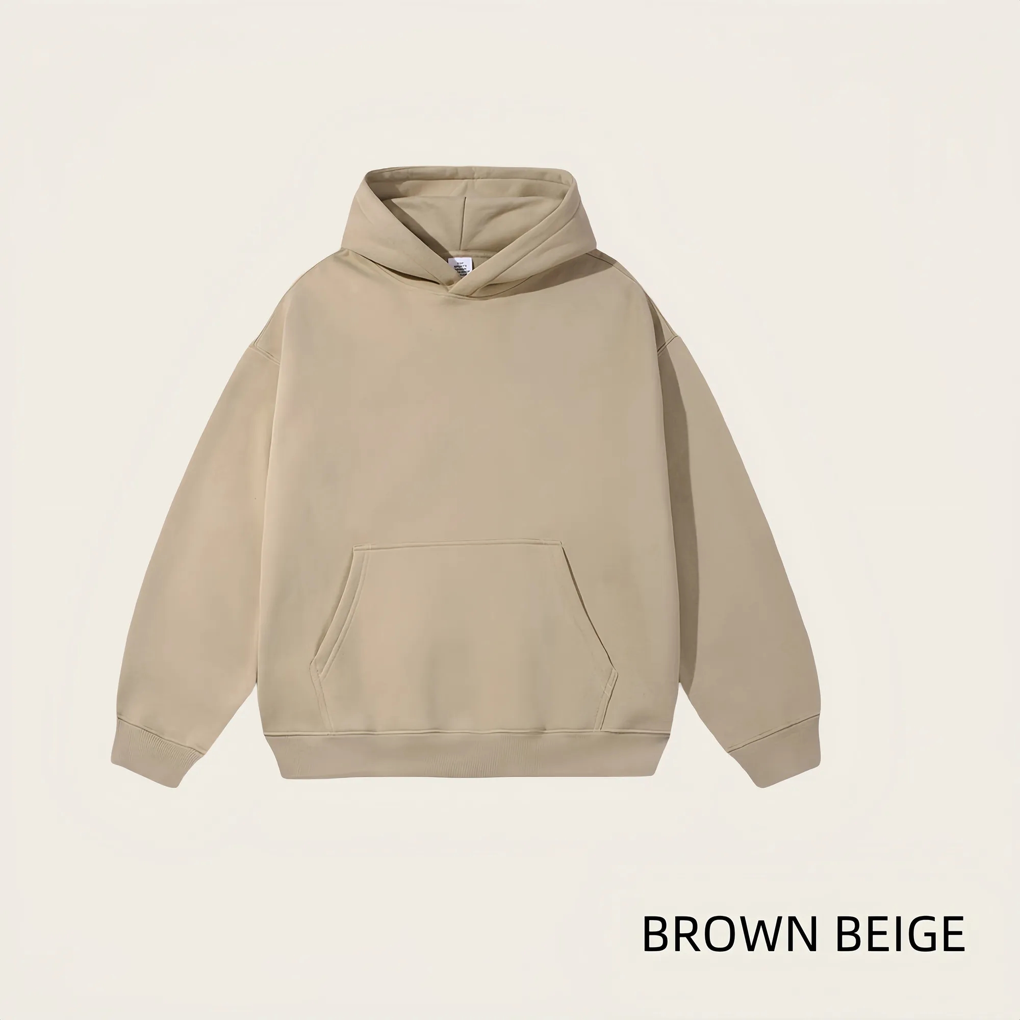 Unisex Cotton Fleece Hoodie, Minimalist Casual Comfort Wear 14