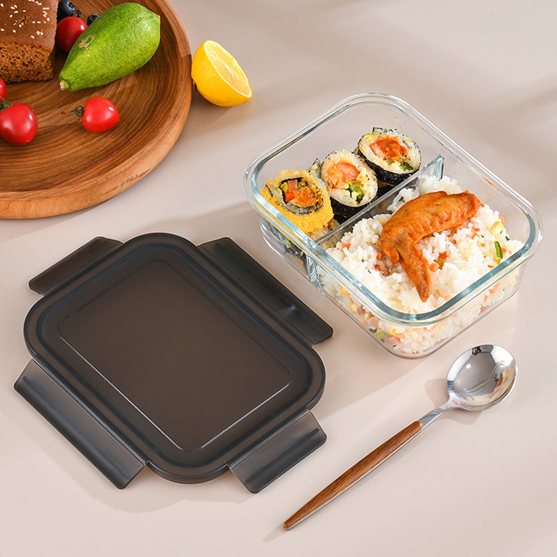 Glass Meal Prep Container 3
