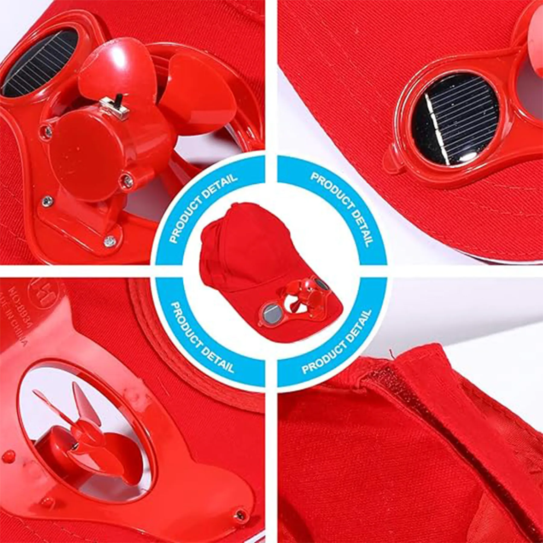 Solar Powered Fan Baseball Hat 7