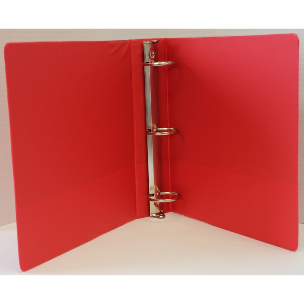 1" Binder - Red 2 Pockets 3-Rings 1