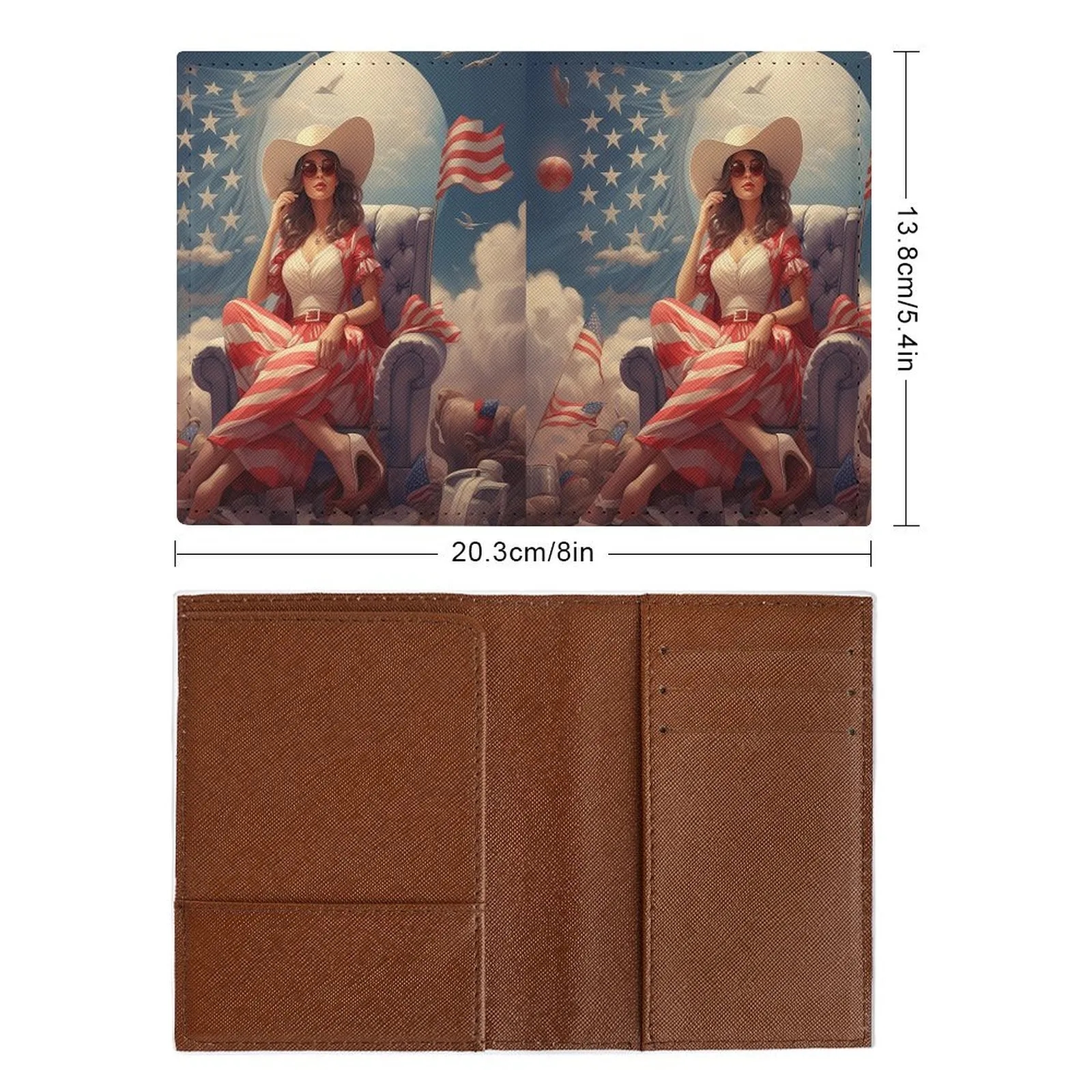 Luxury RFID Passport Holder Personalized for Frequent Flyers and Business Travel 5