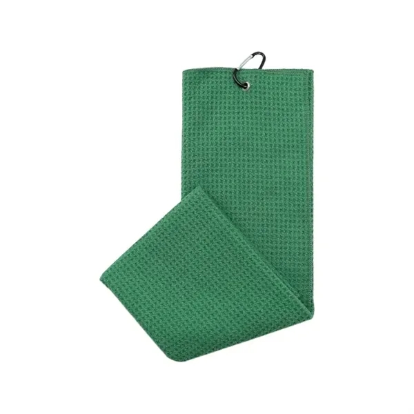 15.75"x15.75" Golf Waffle Towel - Premium Quality 13