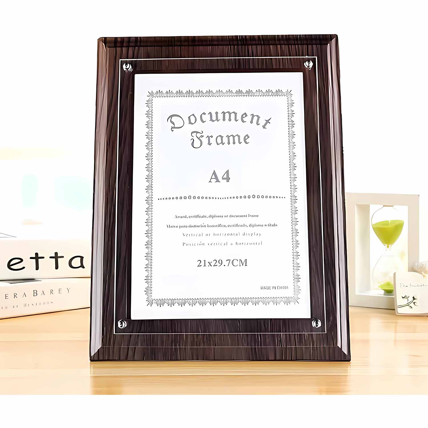 Certificate Diploma Sturdy Made Of Solid Wood Frame 4