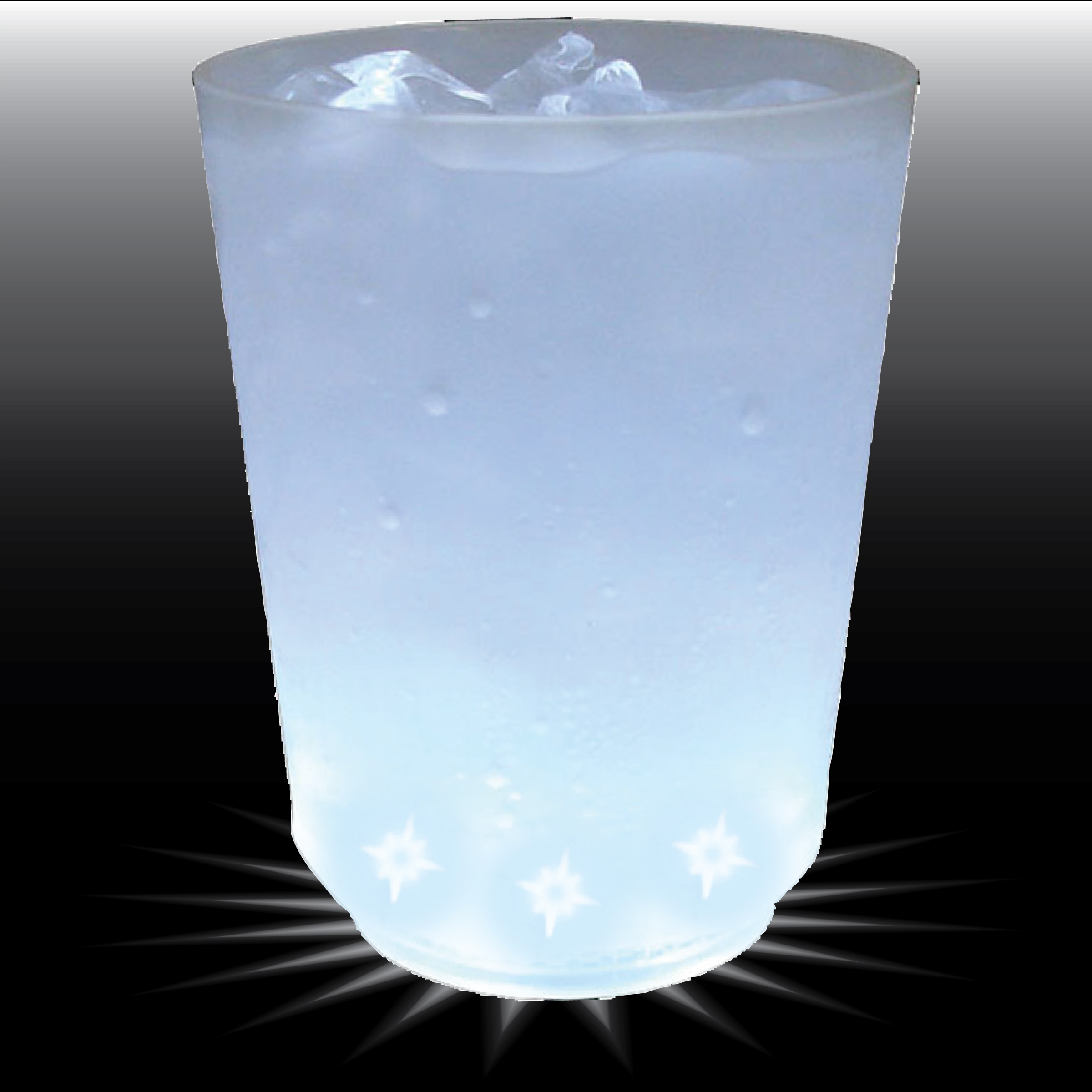 12oz 5-Light Plastic Rocks Cup 11