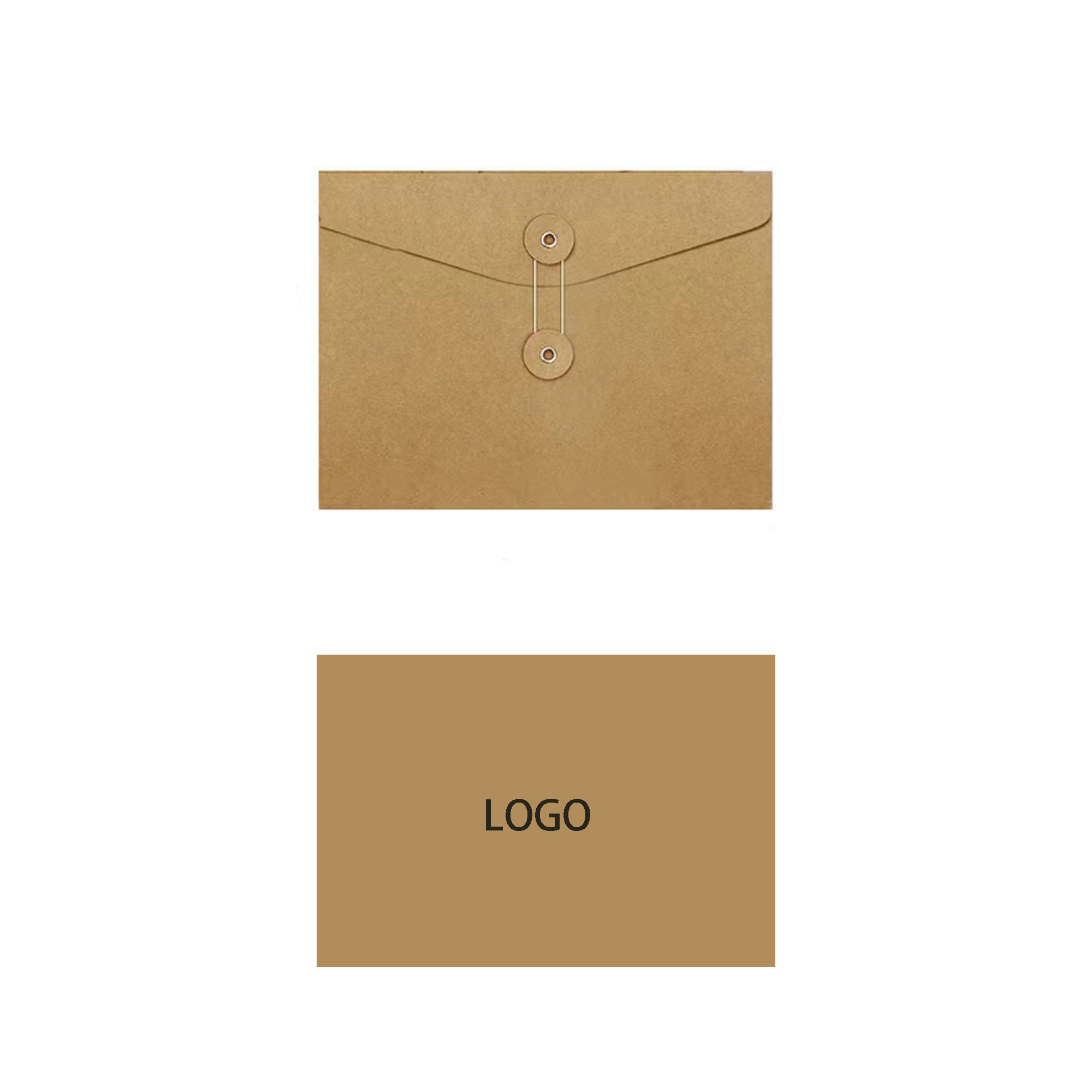 Kraft Paper File Bag Document Holder 2