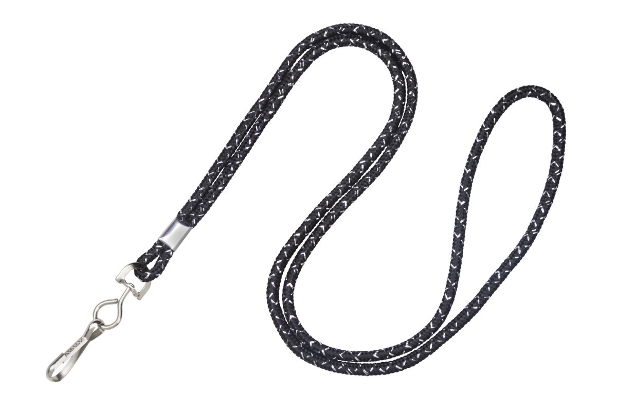 1/8" Blank Metallic Rope Lanyard 2