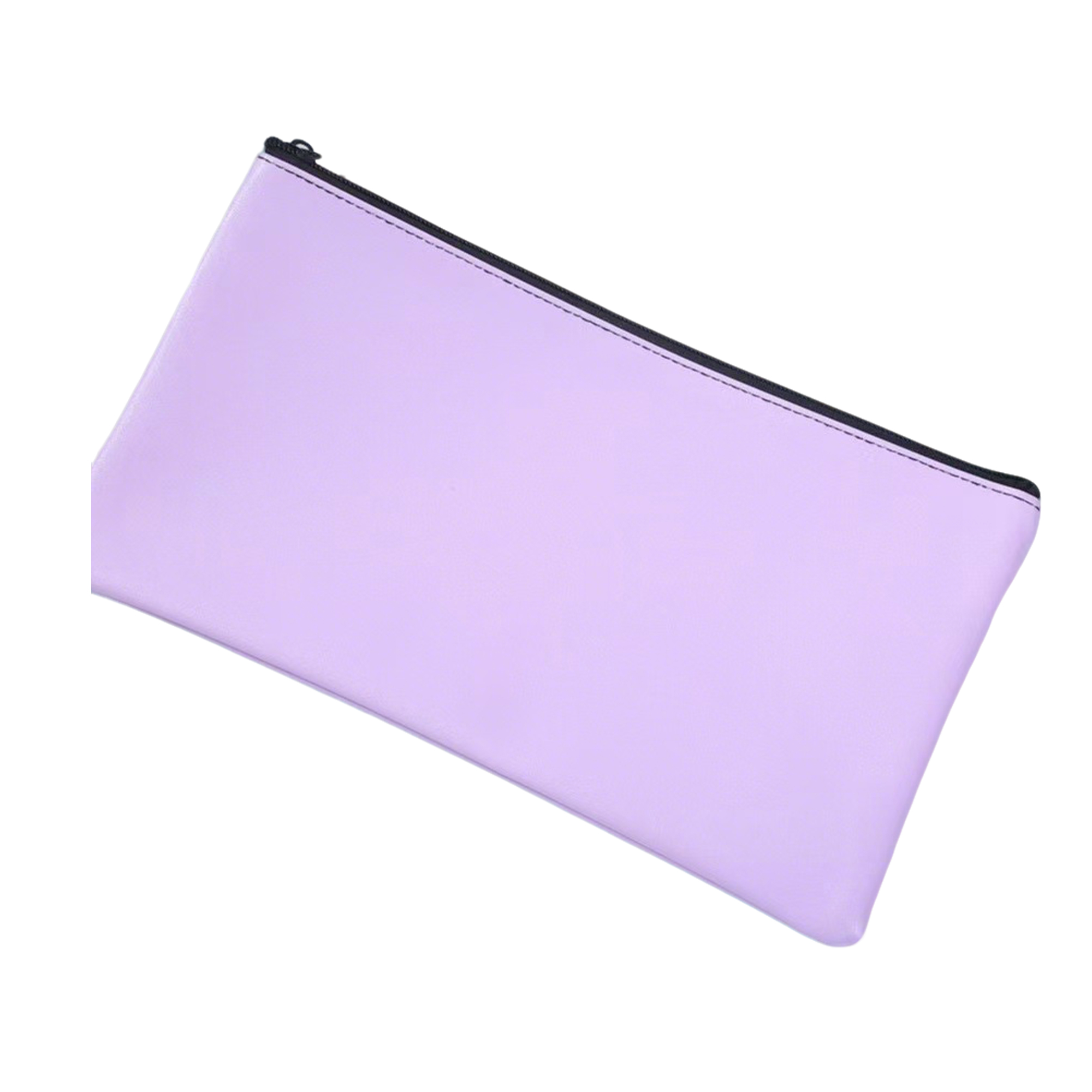 PU Leather Zipper Deposit Pouch 11" x 6" 17