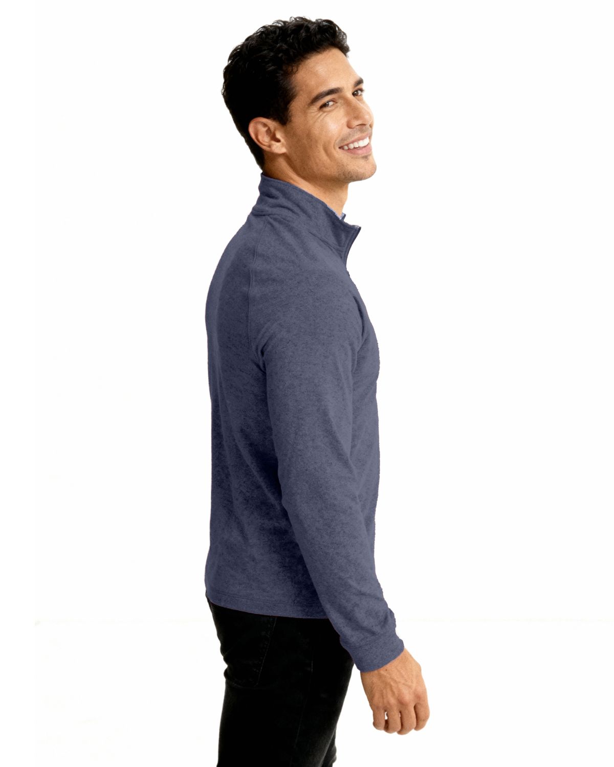 Clique Dash Recycled Mens Quarter Zip Sweatshirt 34