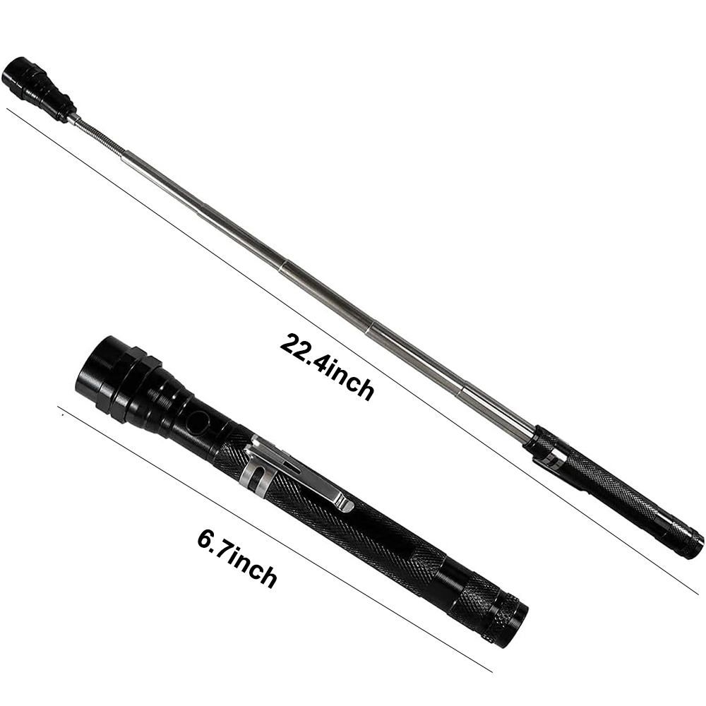 Magnetic telescopic pickup flashlight 4