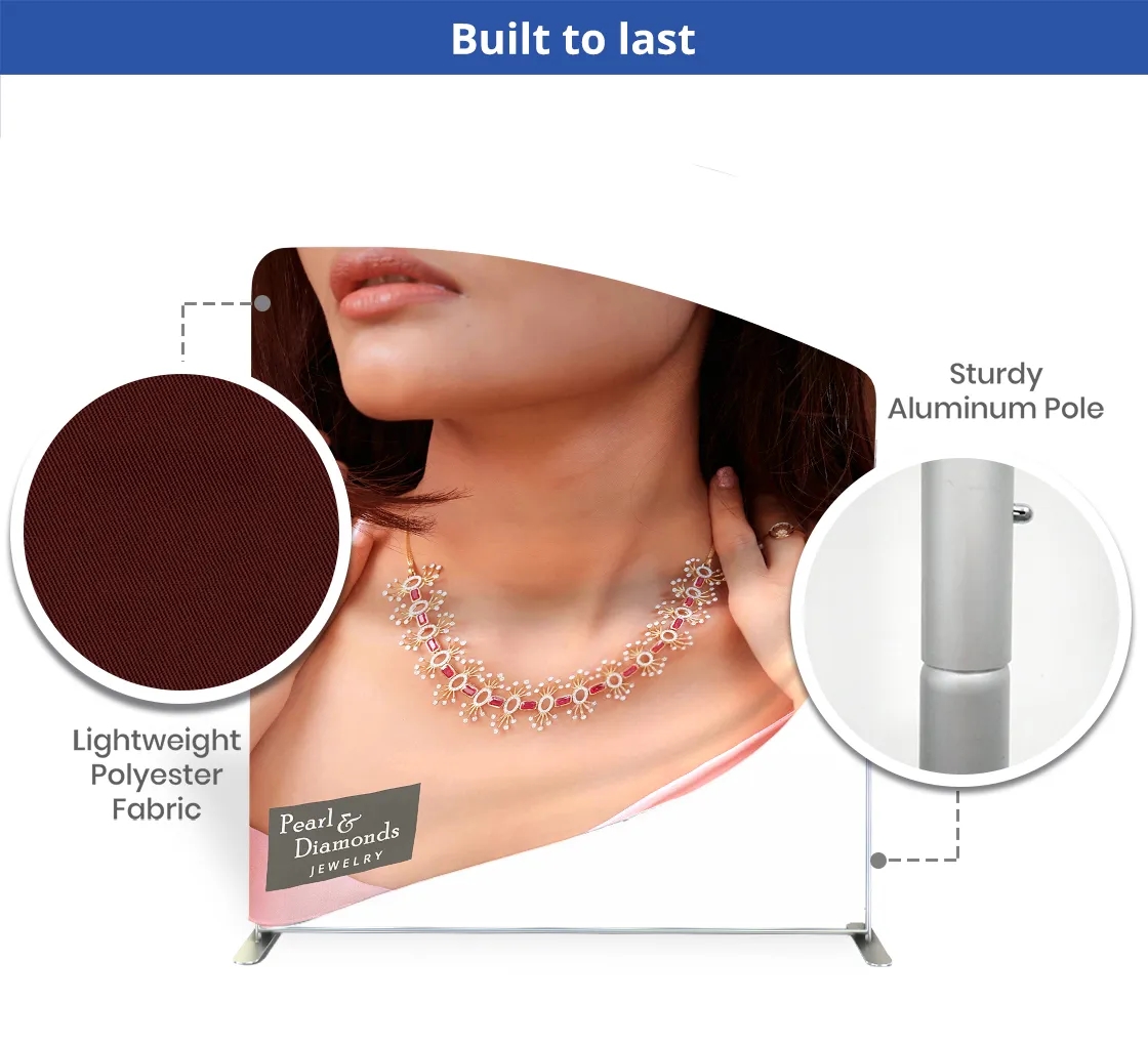 20ft Inline Trade Show Booth with Media Display 11