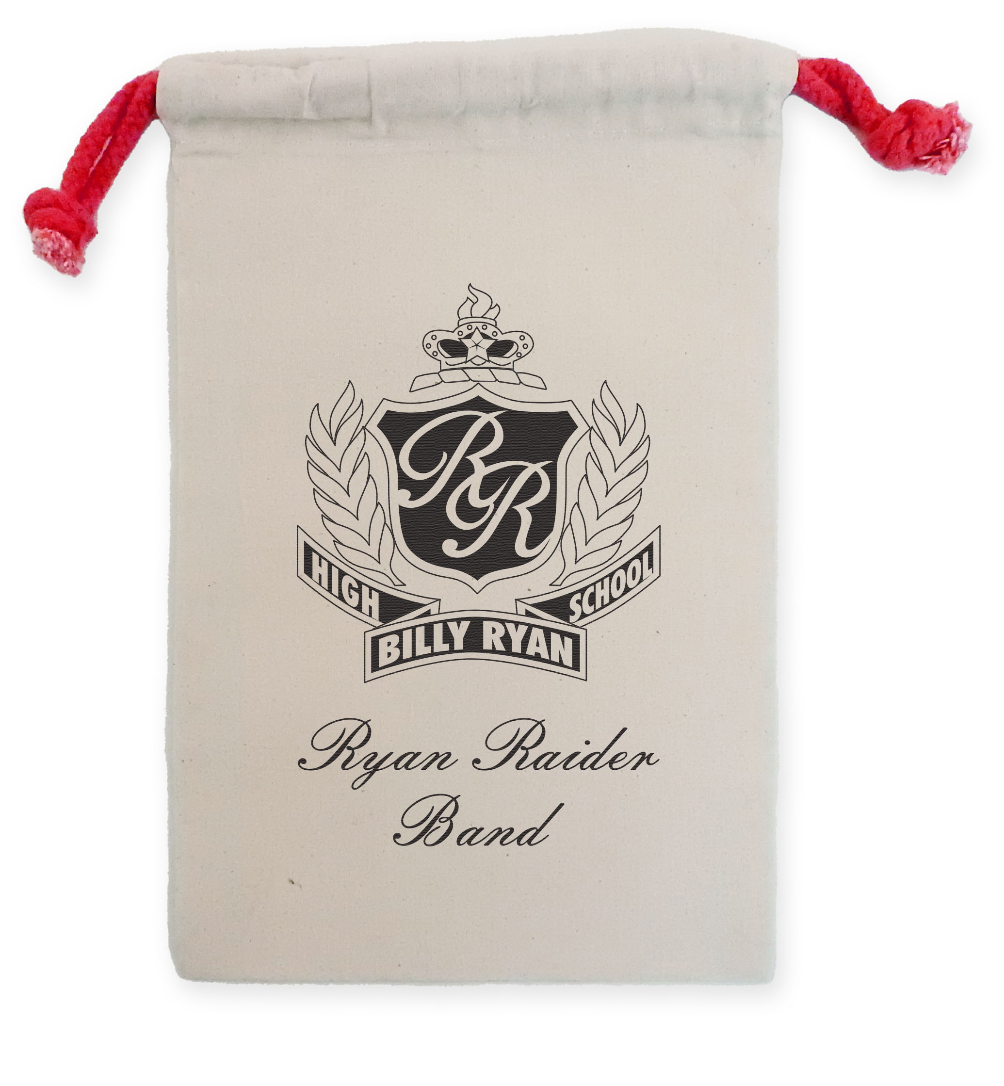 INRD "RED" SeriesCotton Drawstring Bags 8x12" 2