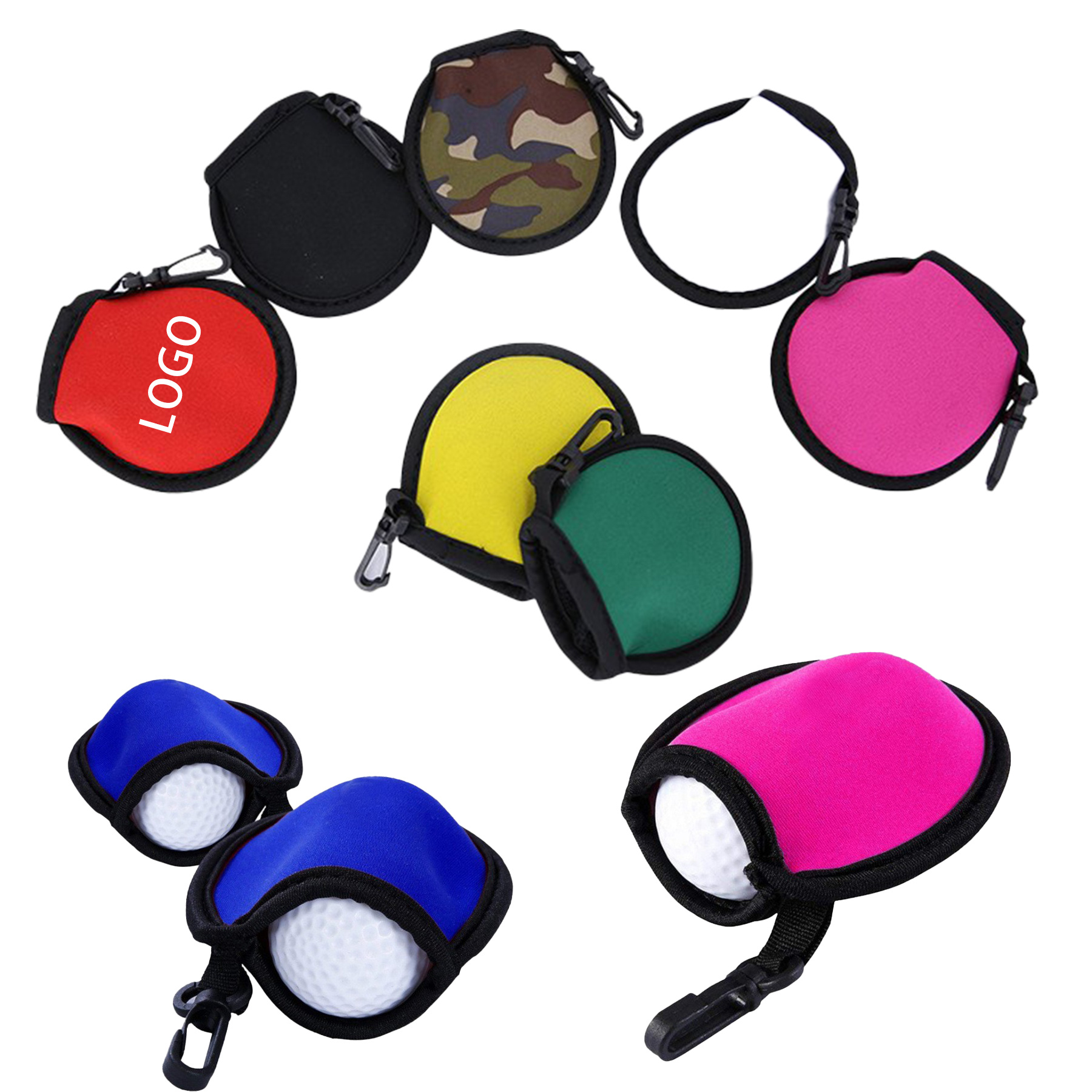 Golf ball cleaner pouch 2
