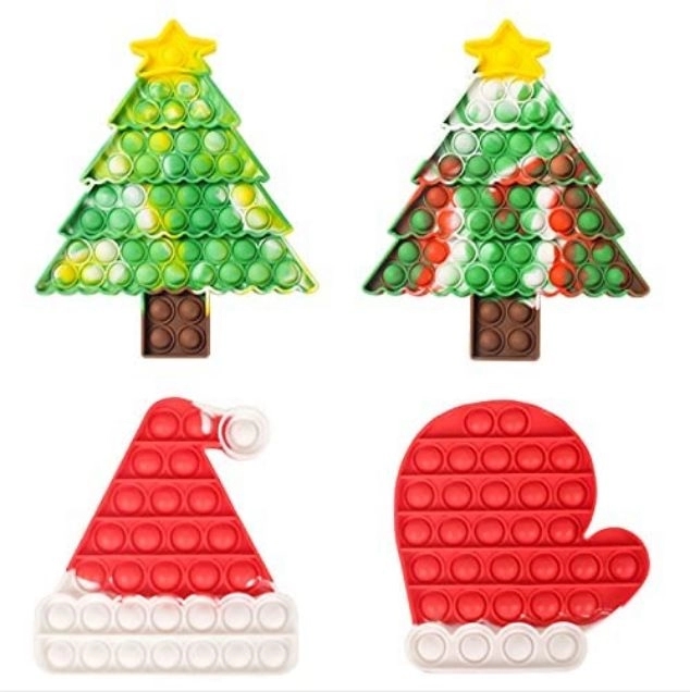 Christmas Push Pop Bubble Fidget Sensory Toy 5