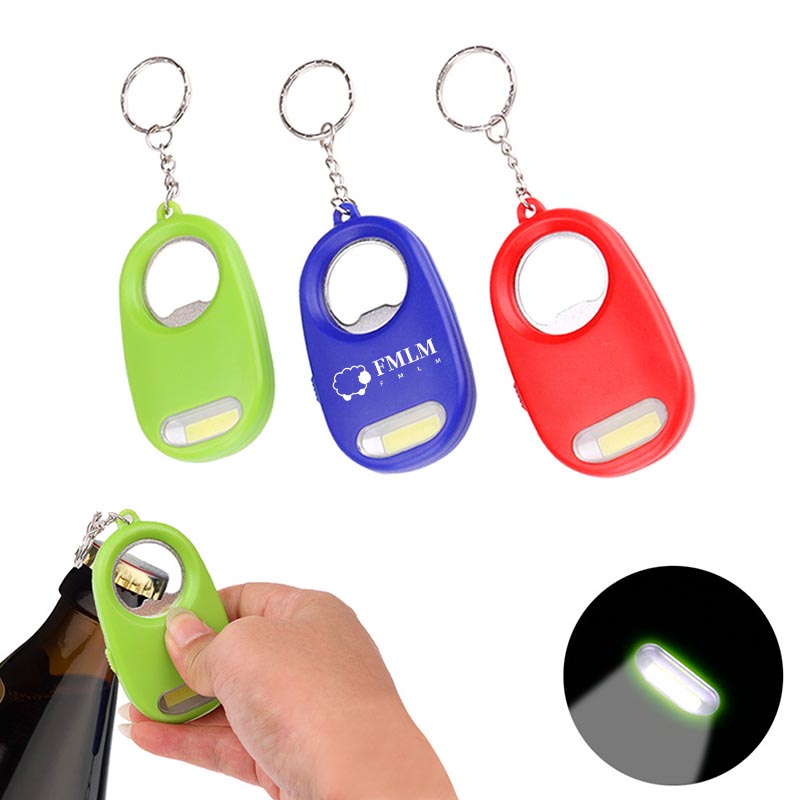 COB Light Keychain with Bottle Opener 1