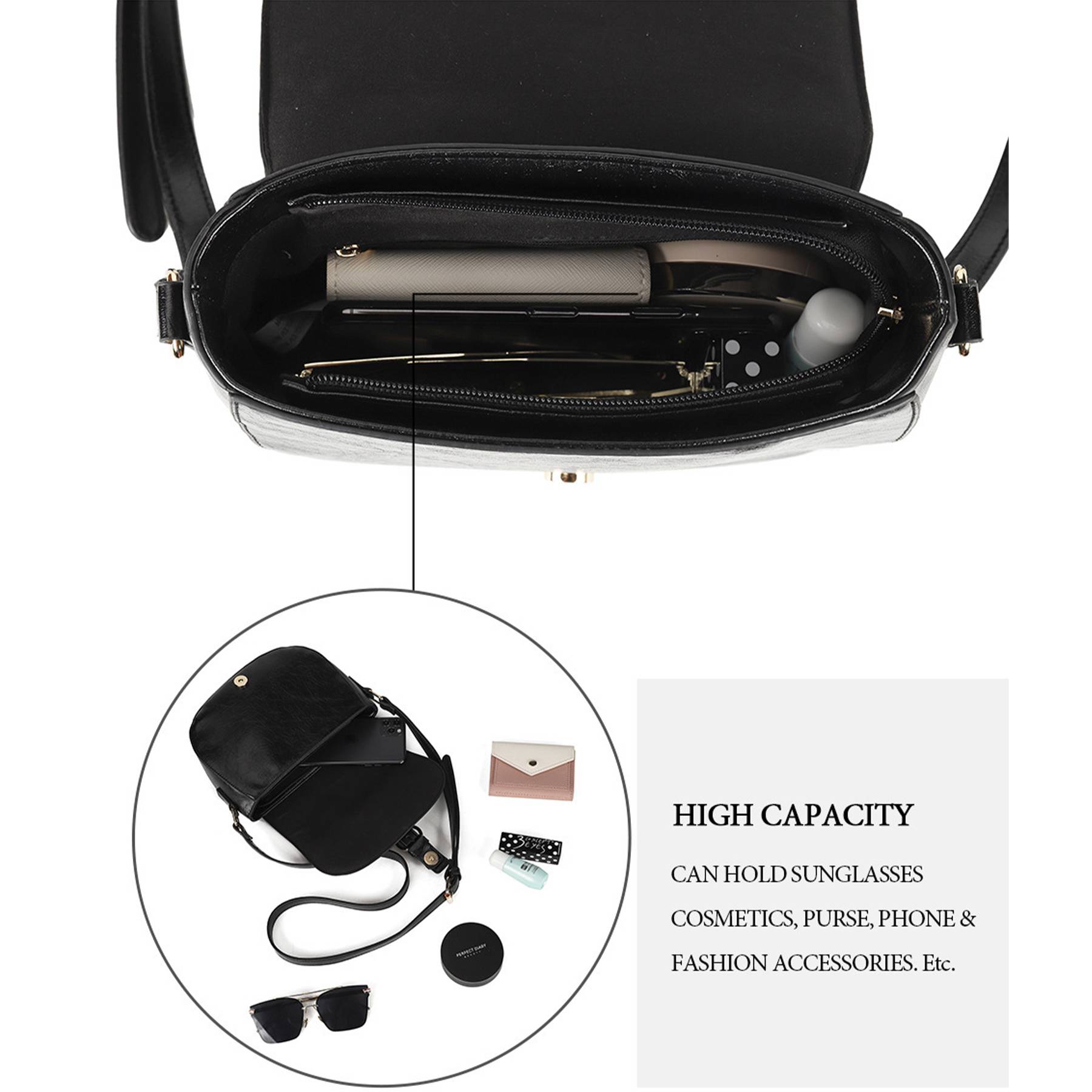 PU Vintage shoulder cross-body bag 8