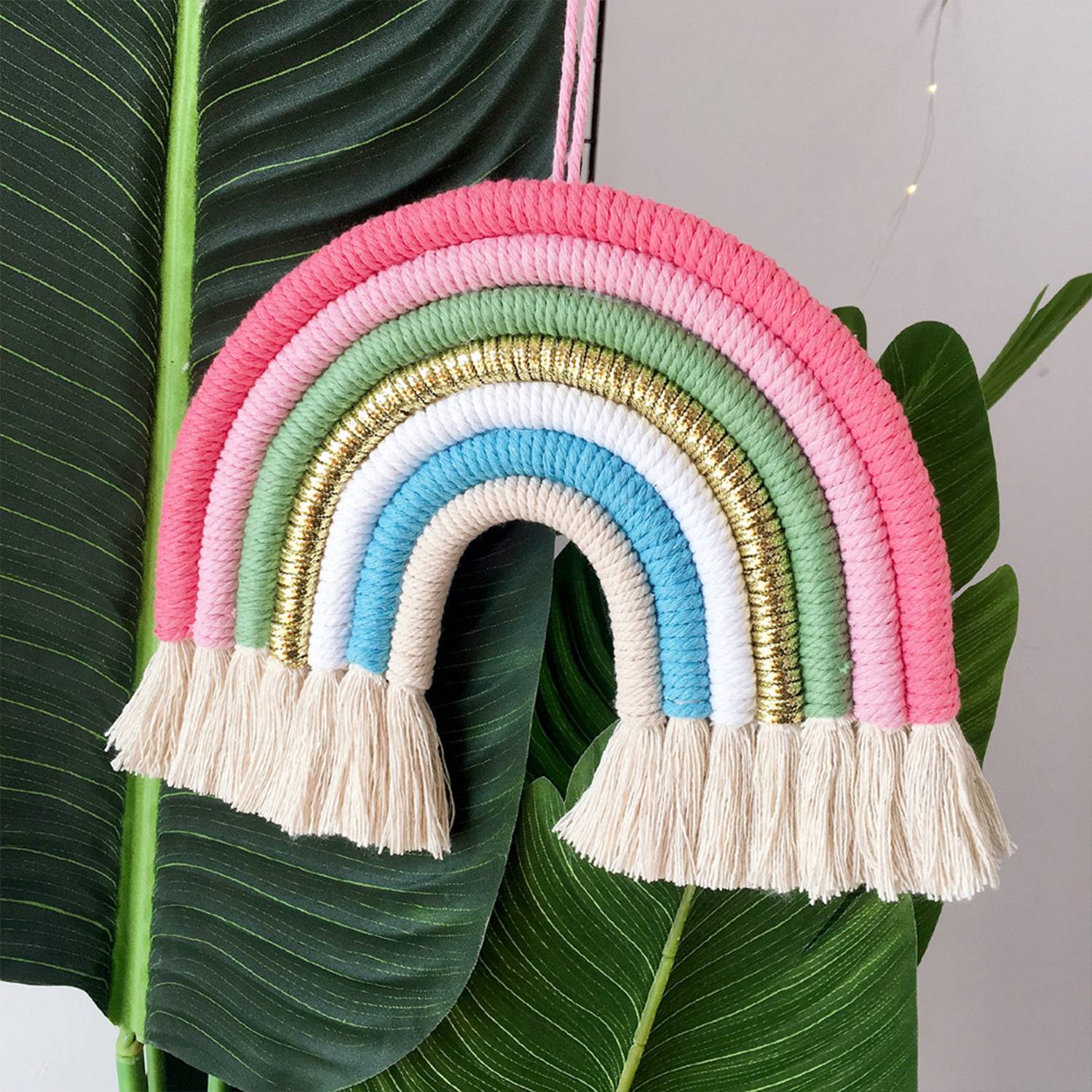 Woven Rainbow Hanging Wall Decoration 7