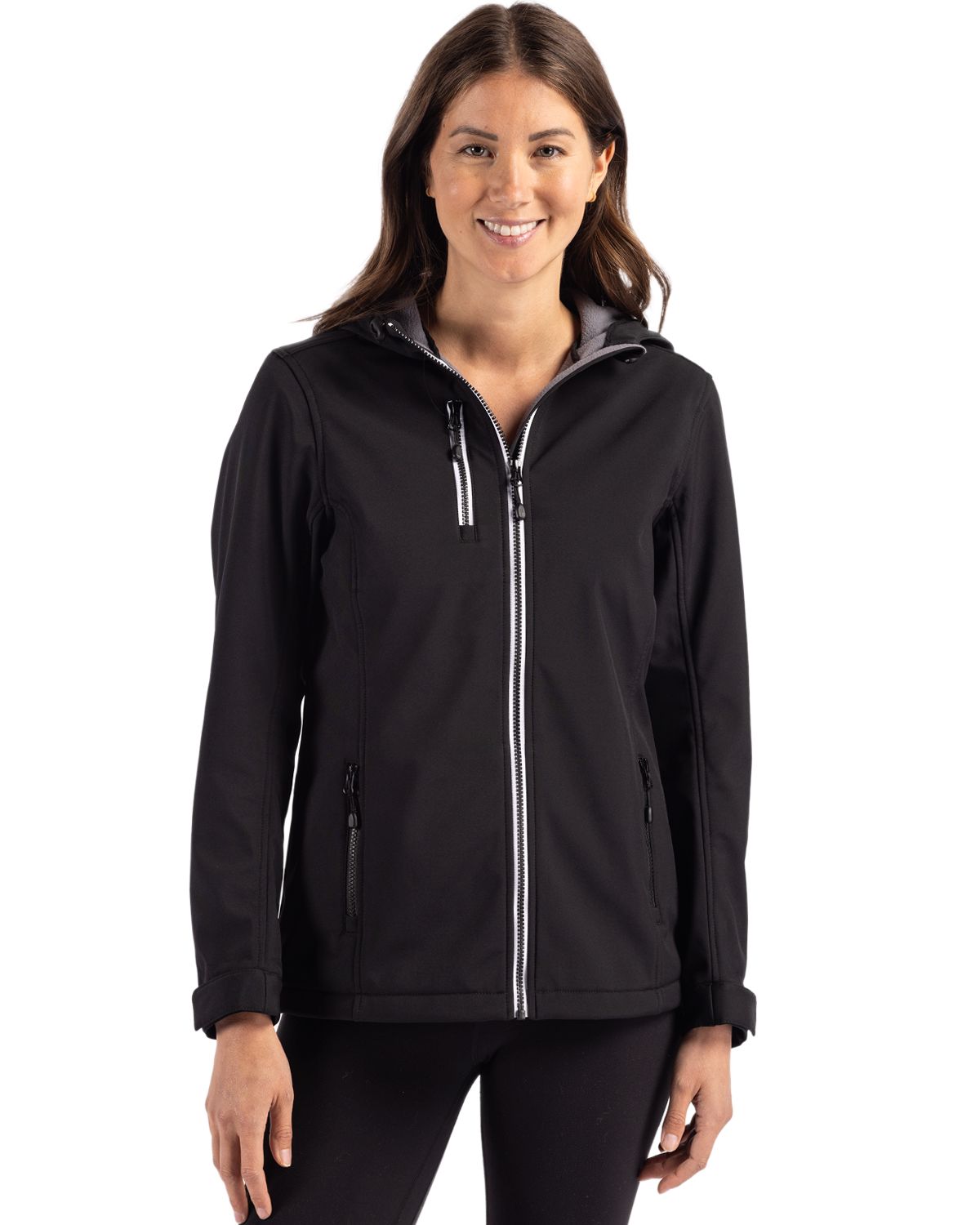 Telemark Eco Stretch Softshell Full Zip Womens Hooded Jacket