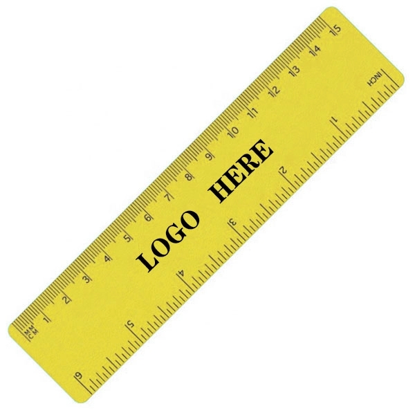Promotional 6" Plastic Ruler 1
