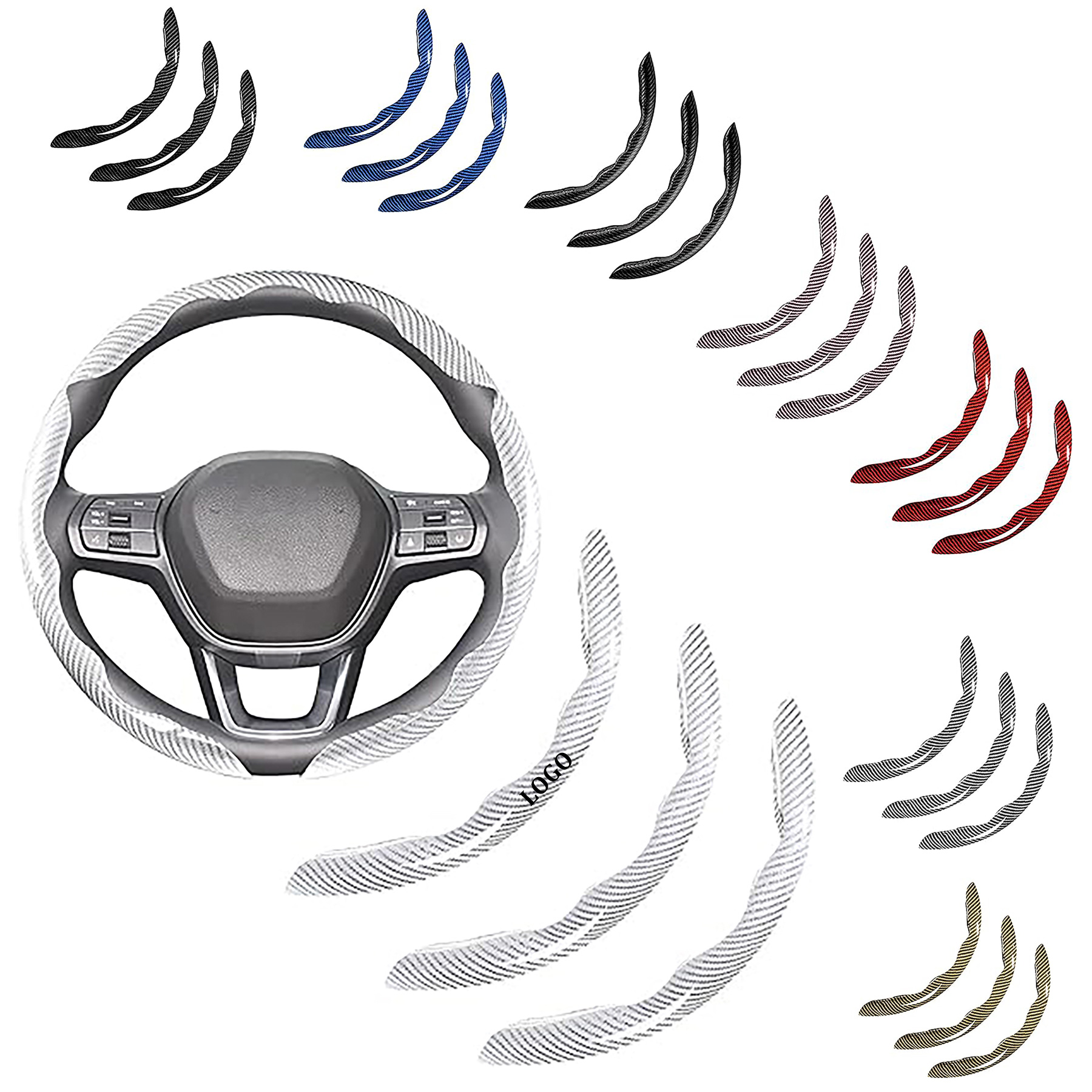Carbon Fiber Steering Wheel Covers 9