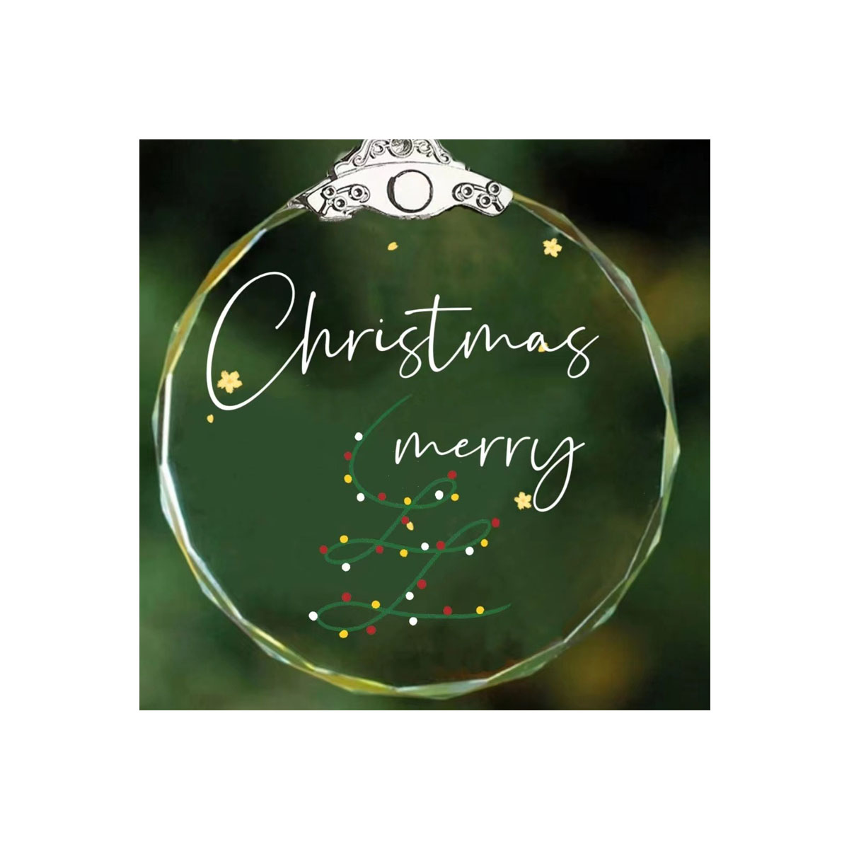 3 Inch Ornaments-Round Crystal 3
