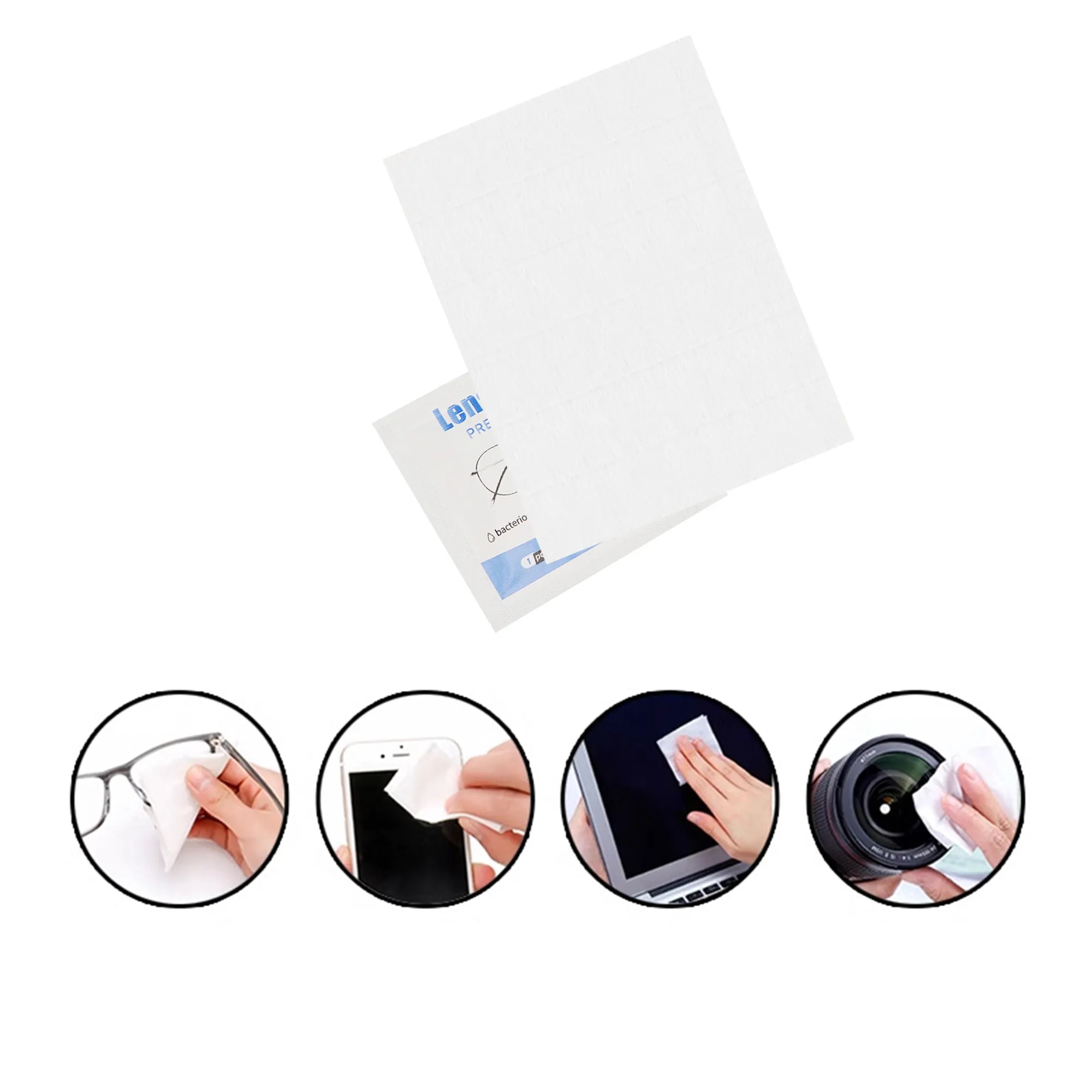Disposable Individually Packaged Eyeglass Wipes 3
