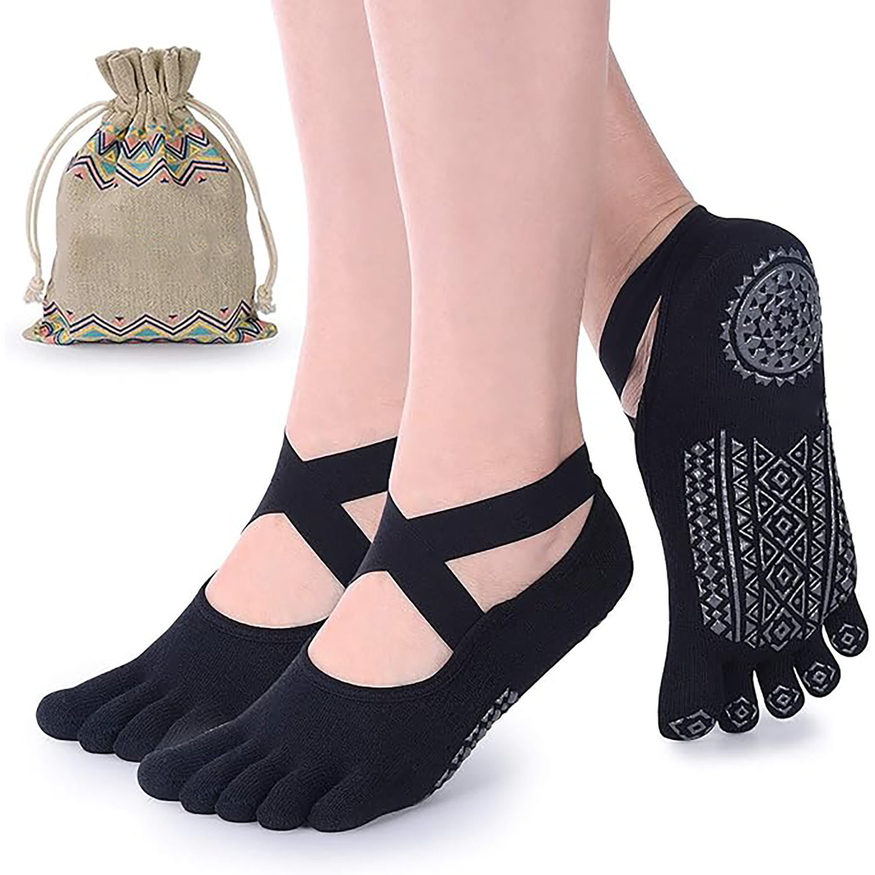 Five Toe Yoga Socks 3