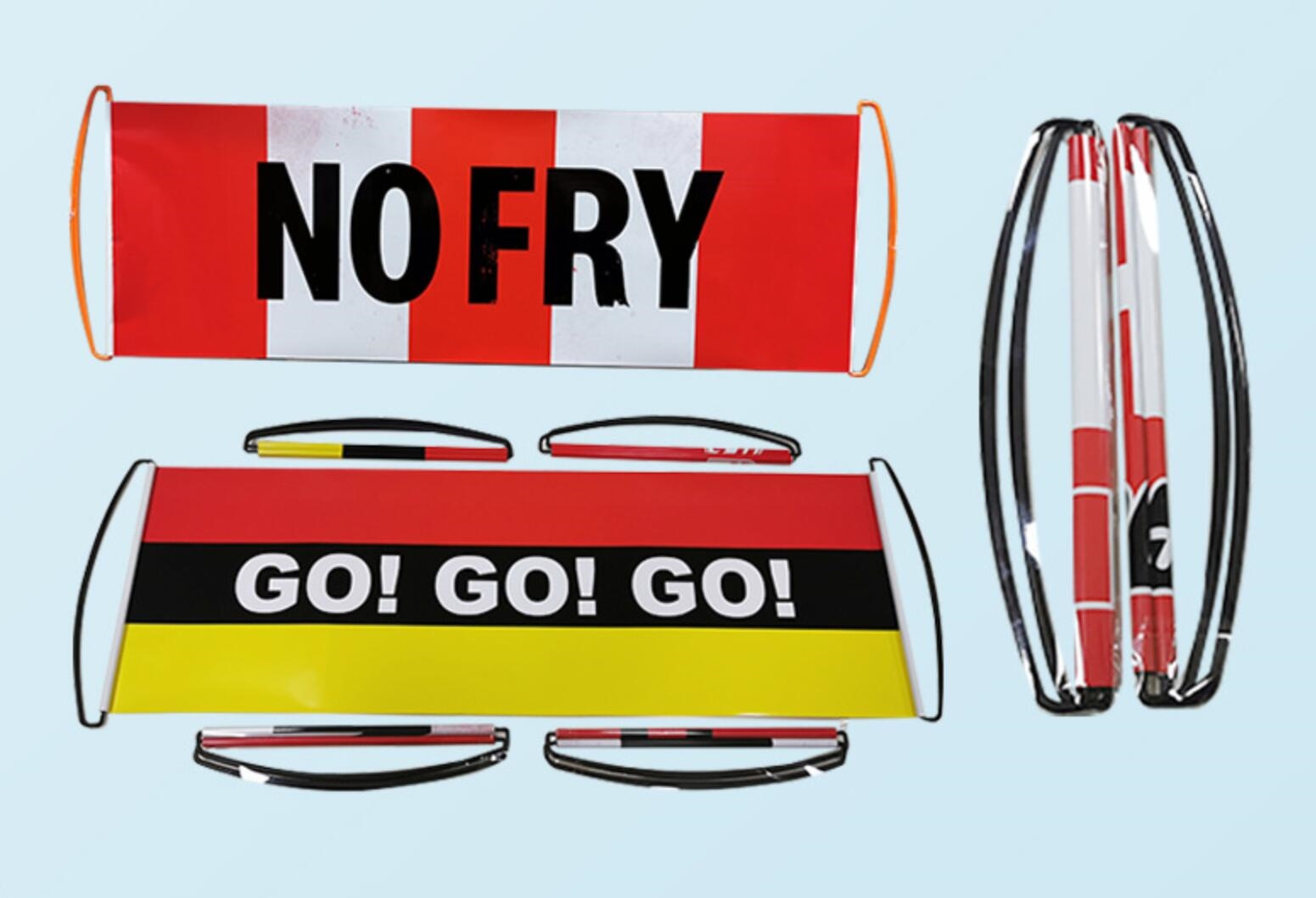 Handheld Portable Rolling Scroll Banner 1