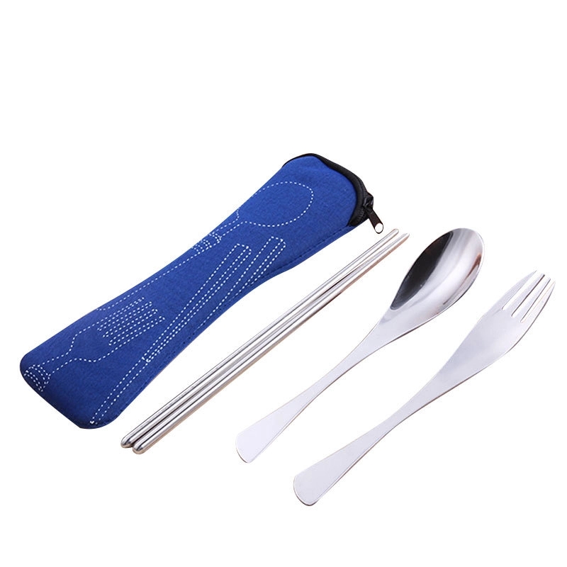 3 Pieces Cutlery Set with Neoprene Case 2