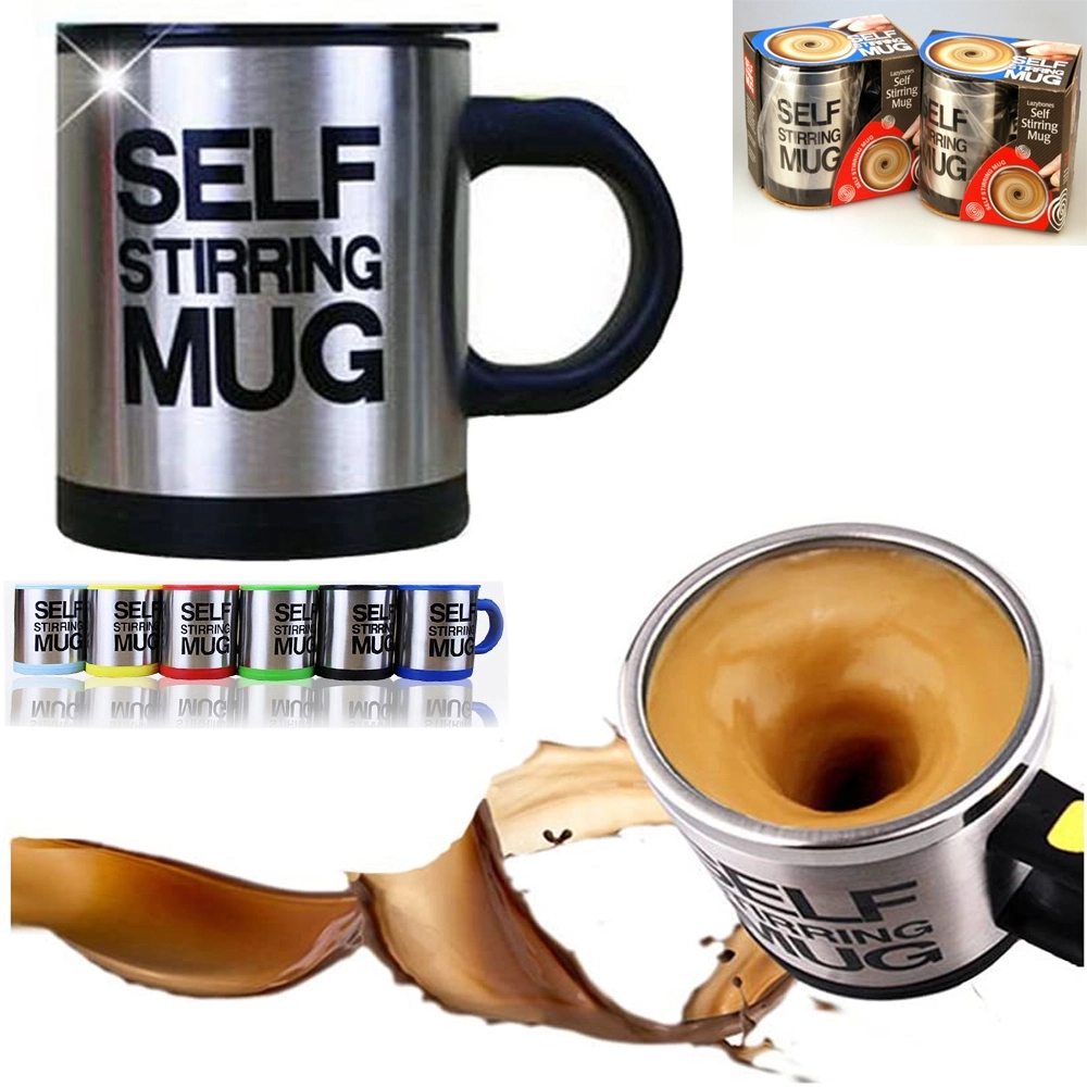 Stainless Steel Self Stirring Coffee Mug 3