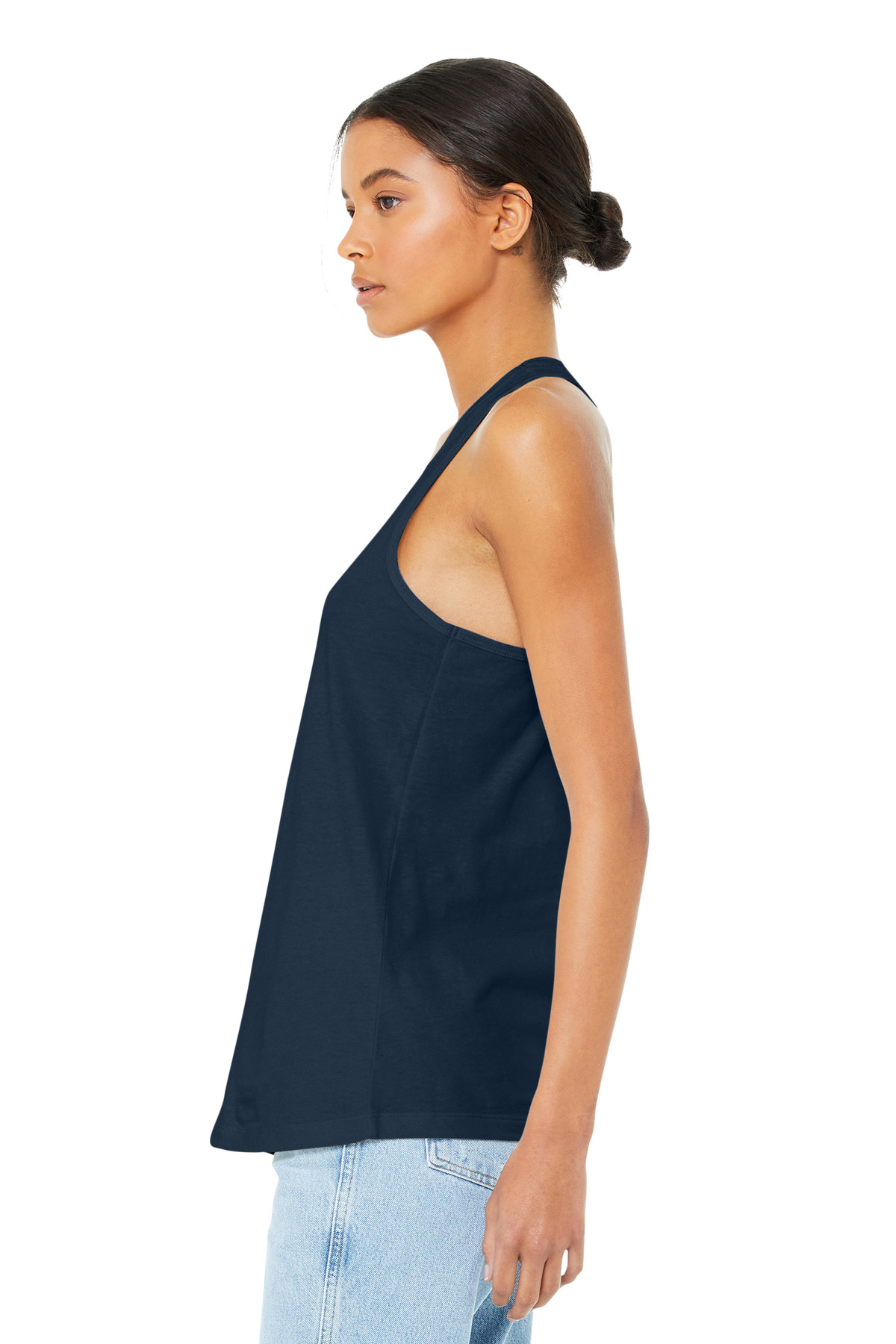 BELLA+CANVAS Women's Jersey Racerback Tank. BC6008 57