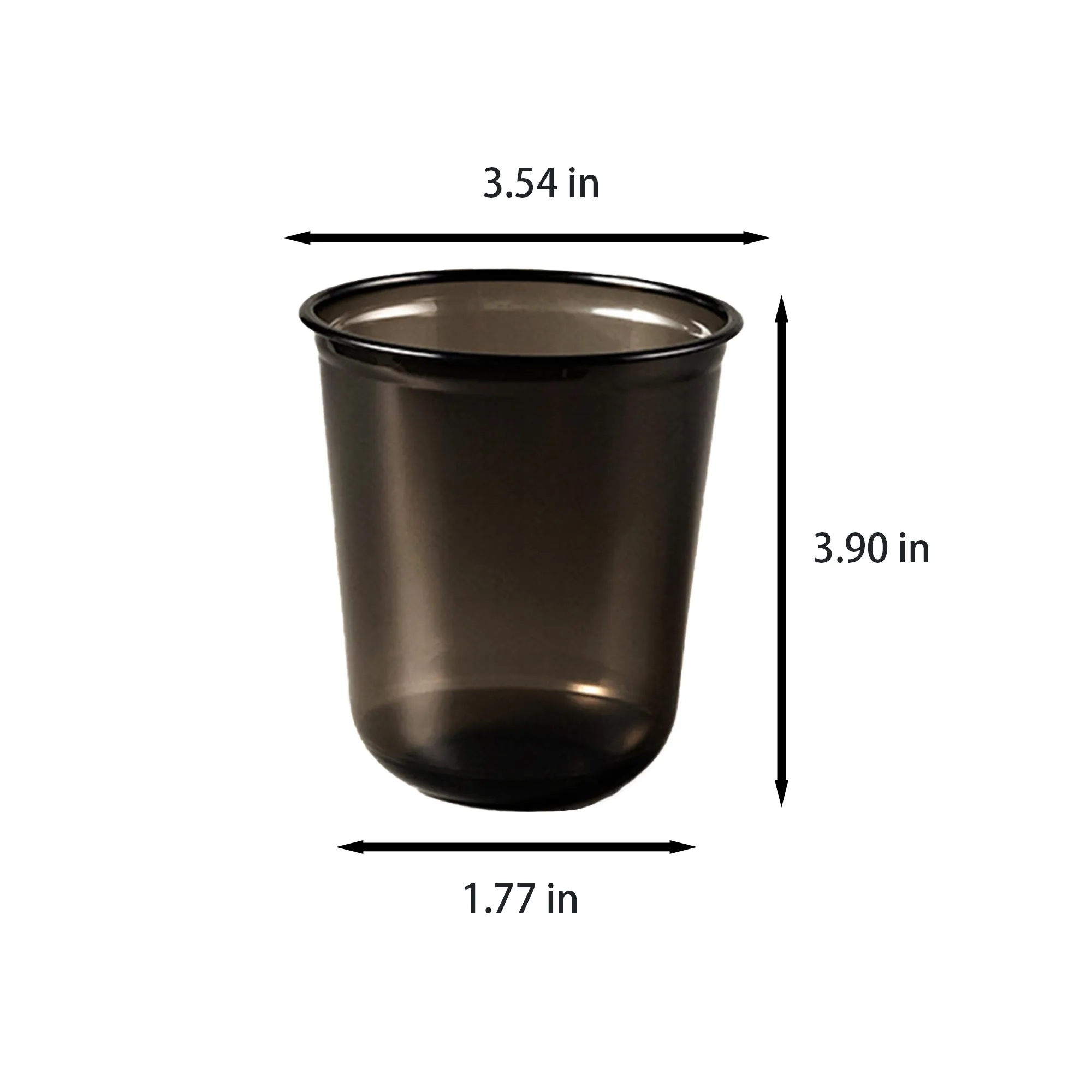 Disposable Thick Plastic Beverage Cups-12.5oz 2