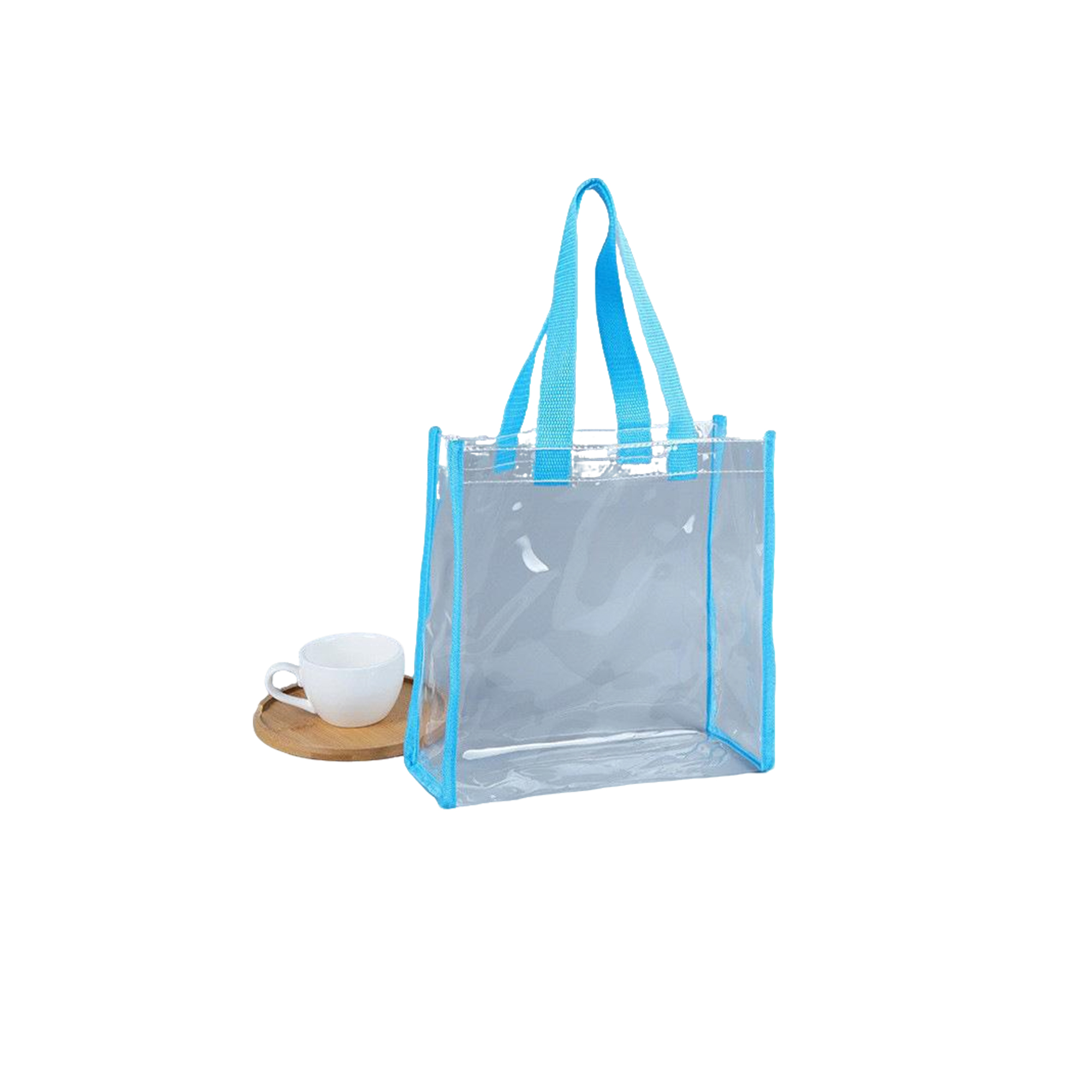 Clear PVC Stadium Tote Bag With Long Handles 3