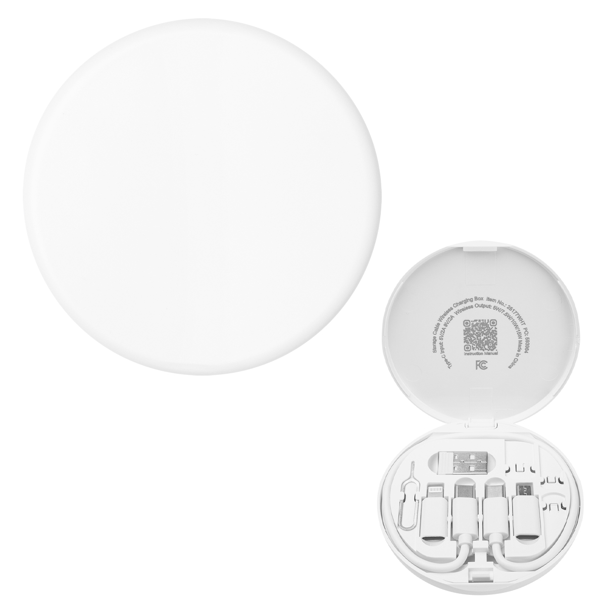 Charging Cord & Adapter Set In Wireless Charging Case 13