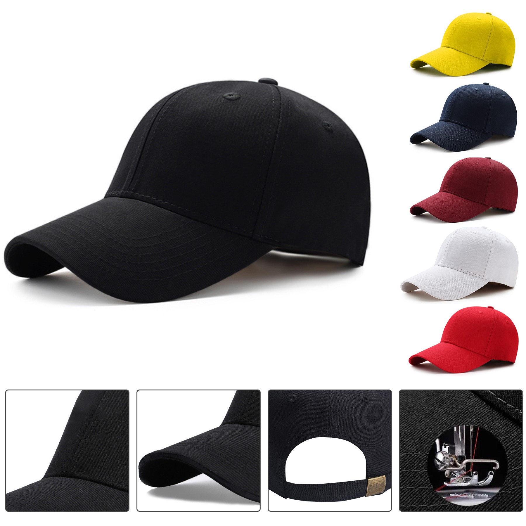 Classic Low Profile Cotton Baseball Cap