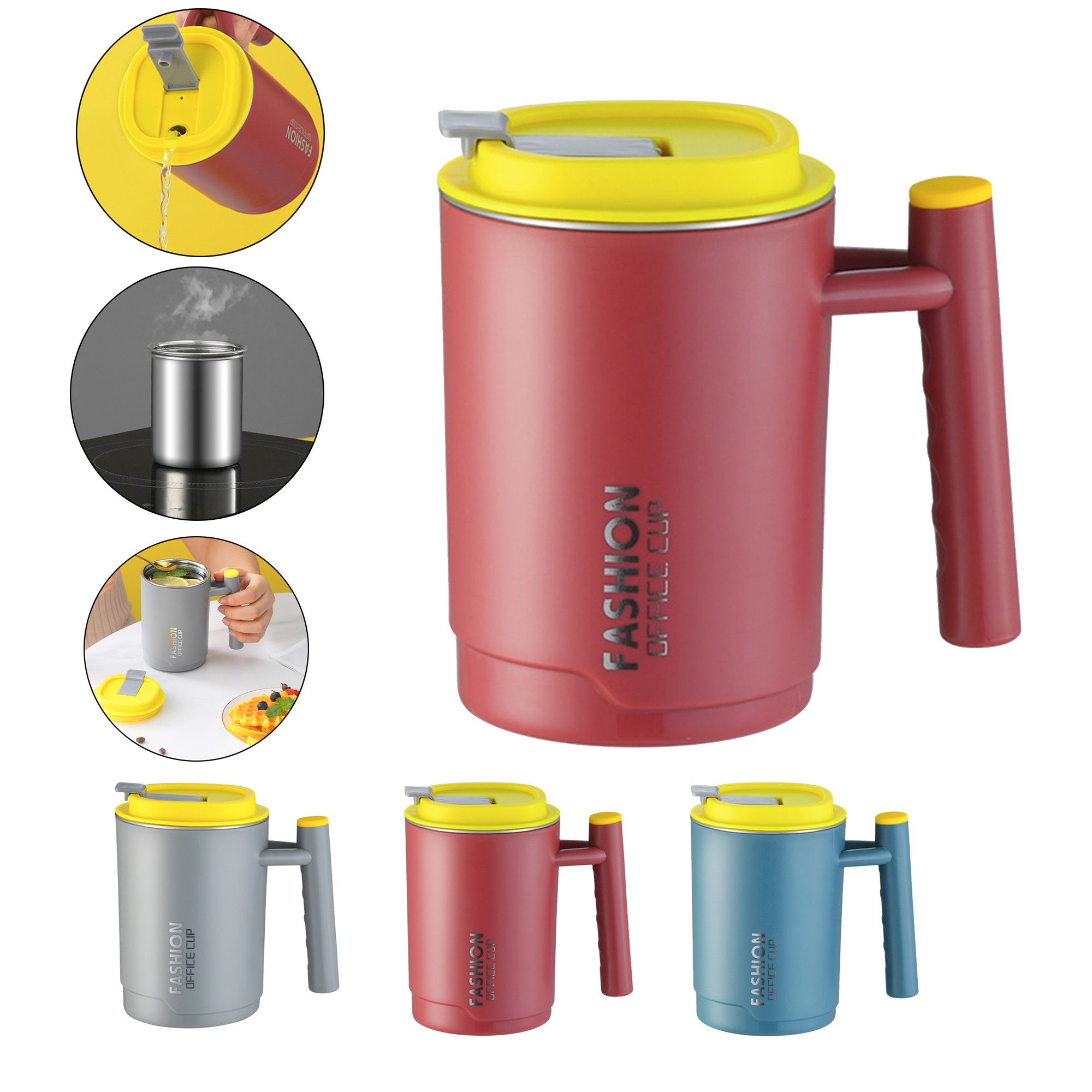 15oz Insulated Stainless Steel Coffee Tumbler