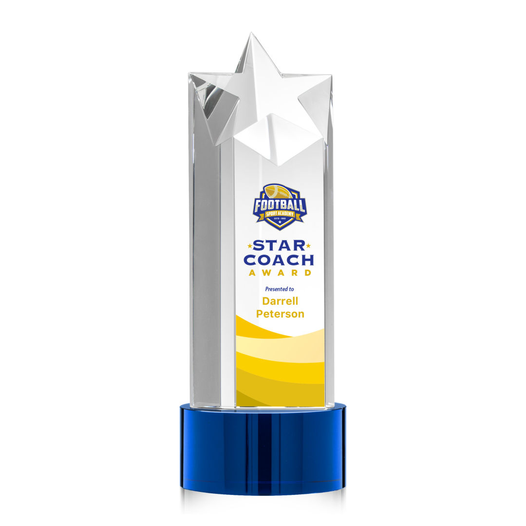 Berkeley VividPrint™ Award on Marvel Base - Blue 4