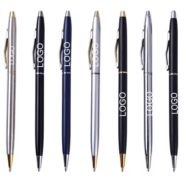 Slim Metal Twist Ballpoint Pen 3