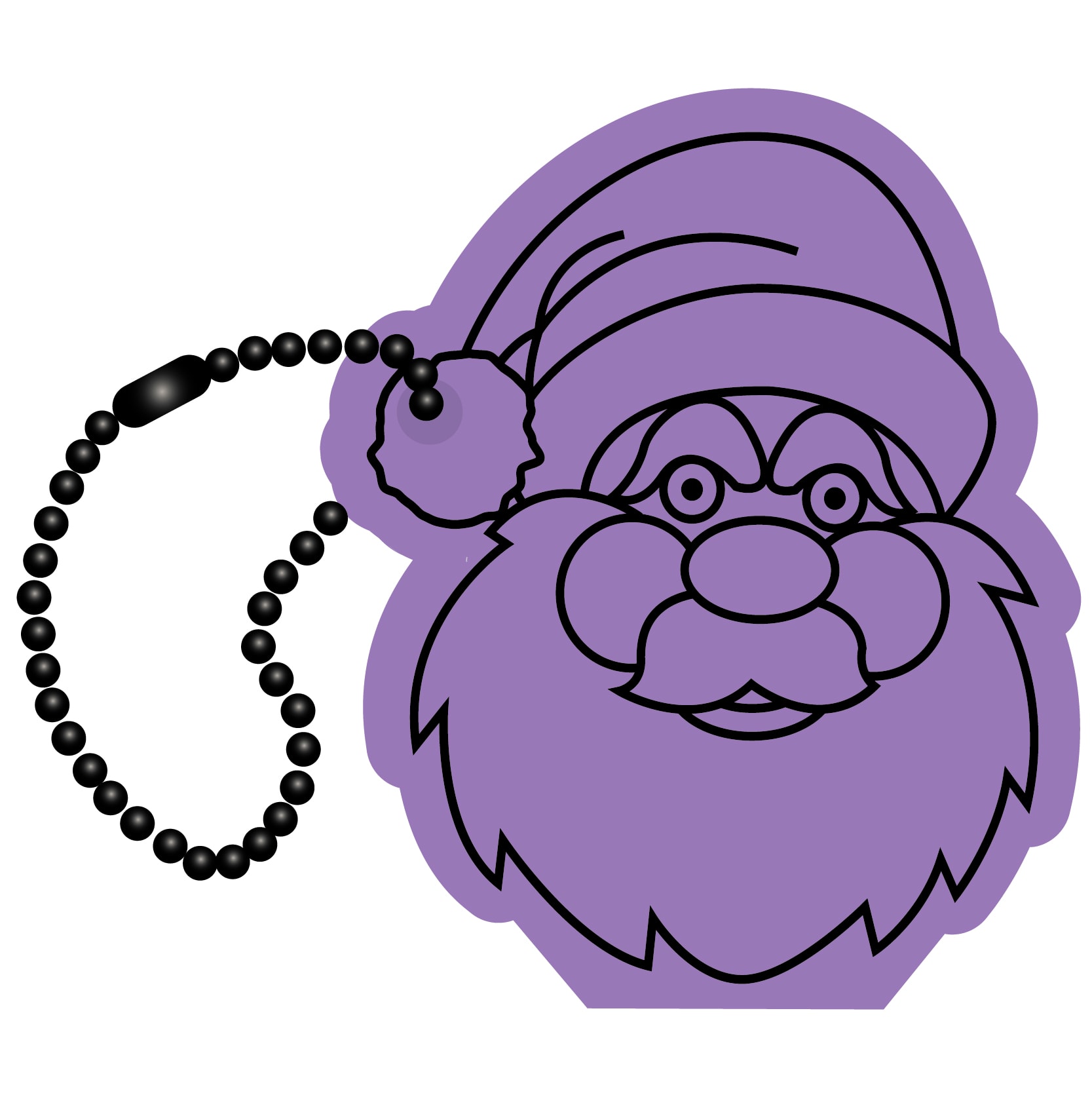 Santa Key Tag 8