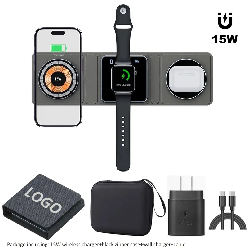 3-in-1 Travel Wireless Charger 2