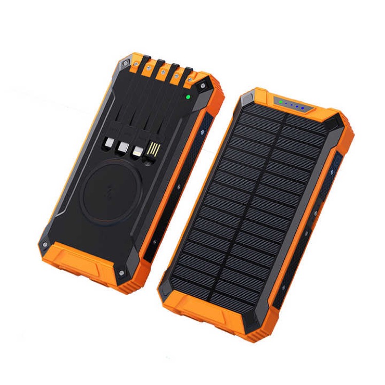 5 In 1 Solar Power Bank with Led Flashlight 4