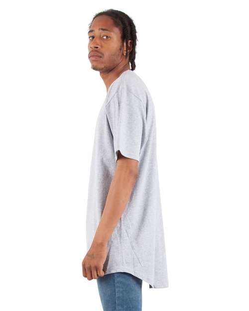 Unisex Curved Hem Long T-Shirt - SHCLT 14